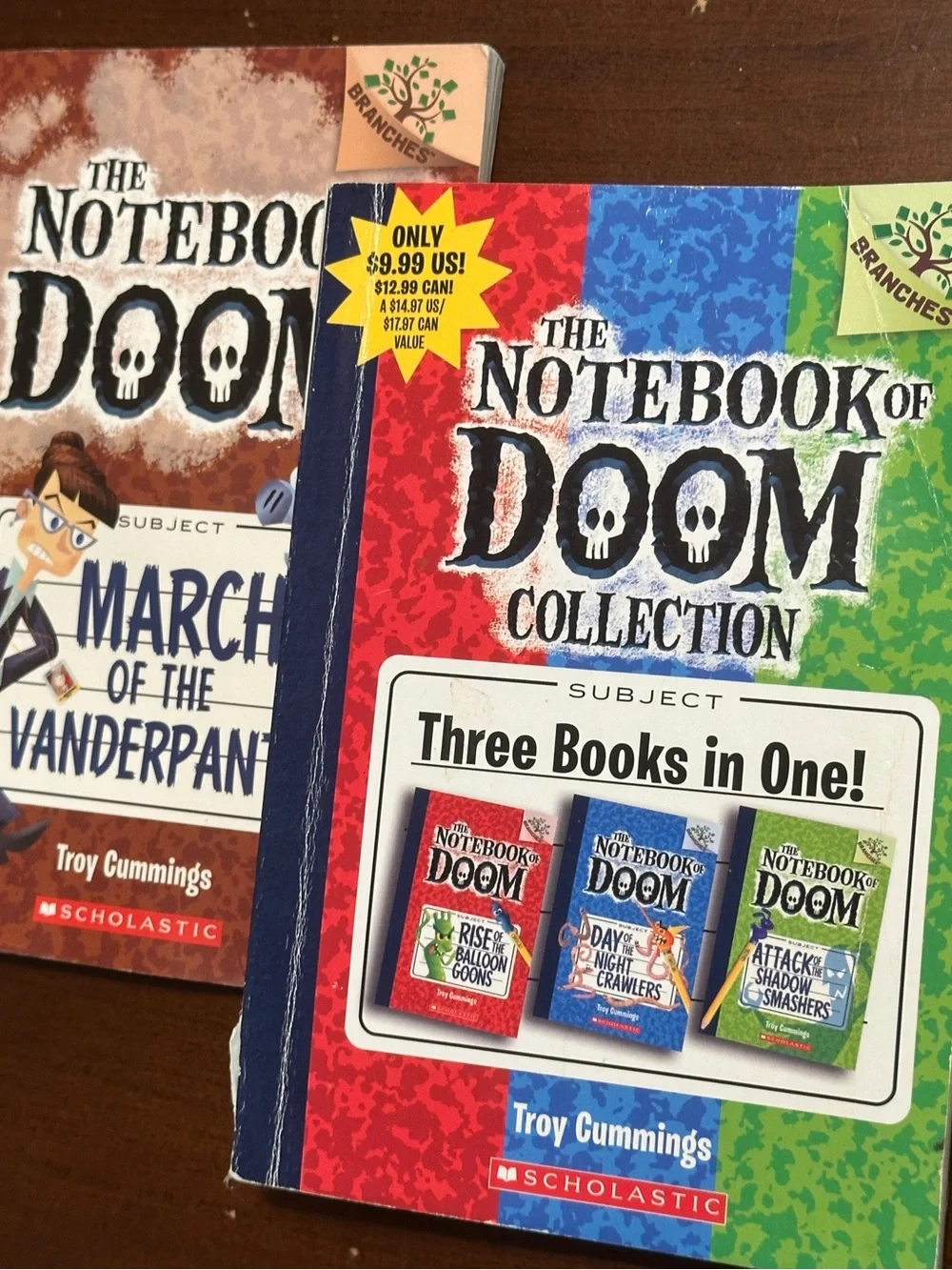 Kids Fiction Book Set - The Notebook of Doom - Omnibus - READ DESCRIP